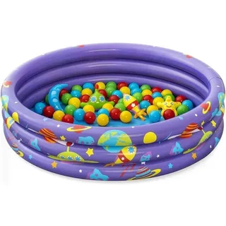 BESTWAY 52466 Bällebad Intergalactic Surprise 102x25 Cm Runder Aufblasbarer Pool - Multicolour - 101L