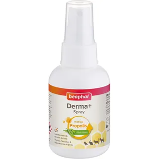 BEAPHAR Spray pour plaies Peaux abîmées & piqûres dinsectes Favorise la réparation de la peau endommagée chez les animaux Au Propolis et à lAloe Vera Pour tous les animaux 75 ml