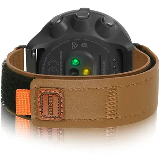 Leder Armband Kompatibel mit Suunto 9 Baro/Spartan Sport, Einstellbar Weiche Lederarmband für Suunto 9 Baro/Spartan Sport Ersatzarmband für Damen Herren Armbänder für Suunto 9 Baro/Spartan Sport (D)