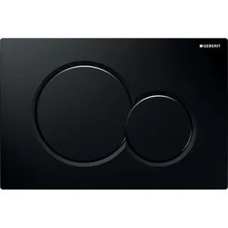 Geberit Sigma01 Betätigungsplatte schwarz