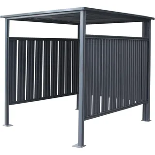 Westmann Fahrradgarage anthrazit 180x200x210cm Metall