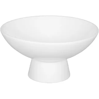PRETYZOOM Keramikschale Mit Fuß Elegante Hohe Obstschale Mit Breitem Rand Für Die Präsentation Von Kuchen Desserts Und Eiscreme 12.5cm