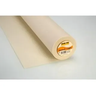 Vlieseline Decovil I Light, Leichte aufbügelbare Einlage mit lederähnlichem Griff für Arbeiten im kreativen Bereich, wie Taschen, Hüte, Gürtel (0,90 m x 5 m)