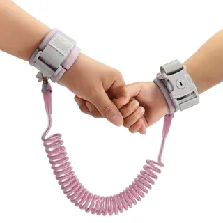 Gusengo Baby Anti-verlorene Gürtel - Kind Anti Verloren Handgelenk Link, Sicherheitsgurt Für Kinder, Kinderleine Anti Lost Wrist Link Für Babys, Kleinkinder, Kinder, 150cm, Blau/Rosa
