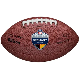 Wilson NFL Germany Games Duke Replica Trainingsball Braun,