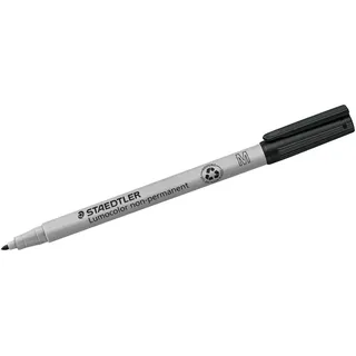 STAEDTLER Folienstift Folienschreiber Lumocolor M nonpermanent schwarz