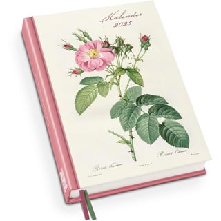 Dumont Kalenderverlag Redoutés Rosen Taschenkalender 2025 ¿ Terminplaner mit Wochenkalendarium ¿ Format 11,3 x 16,3 cm