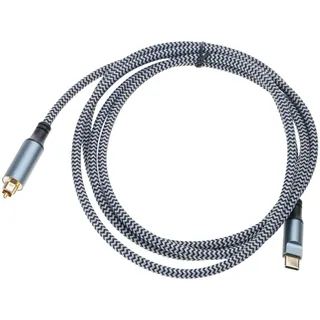 KAHDGSS USB C Zu SPDIF Optical Converter Für Heimkino Und Gaming Digital Sound Adapter SPDIF Digitaler Soundadapter USB C.