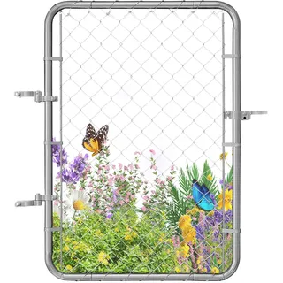 Vevor Gartentür 117 x 81 cm Verzinkt