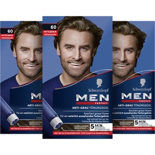 Men Perfect Anti-Grau Tönungsgel 60 natur mittelbraun 80 ml