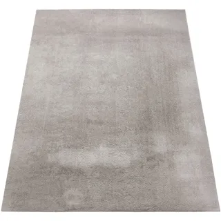 Paco Home Cadiz 630 Kurzflorteppich 300 x 400 cm grau 