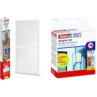 Tesa Insektenschutz-Tür Insect Stop Falt 100 x 220 cm Weiß