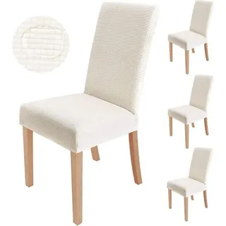 4er-set Universelle Stretch-stuhlhussen – Stretch-stuhlhussen, Elastische Stuhlhussen, Moderne Dekorative Stuhlhussen Für Universelle Passform – Rapanda
