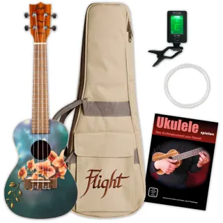 Flight AUC-33 Orchid Konzert Ukulele Set