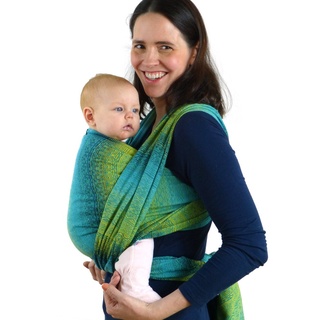 Didymos Babytragetuch, Modell Ada Malachit, Größe 6, Grün