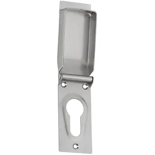 Gedotec Regenschutz-Rosette 2080K, Edelstahl Profilzylinder-Abdeckung, 32,2 x 71 mm, Wetterschutz für Haustüren und Gartentore, Schutz vor Staub und Wasser