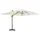 mit Aluminium-Mast 400 x 300 cm Sandweiß