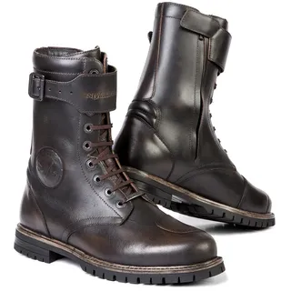 Stylmartin Rocket wasserdichte Motorrad Stiefel, braun, Größe 44 für Männer