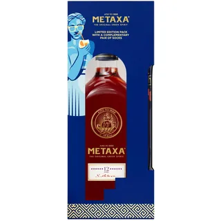Metaxa 12 Stars 40% Vol. 0,7l in Geschenkbox mit Socken