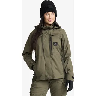 Field Pro Warm Outdoor Jacket Damen Grape Leaf/Forest Night, Größe:3XL - Damen > Jacken > Outdoor- & Freizeitjacken - Grün