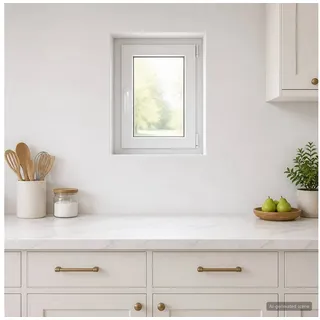 vidaXL Kellerfenster RISOR 50 x 50 cm weiß