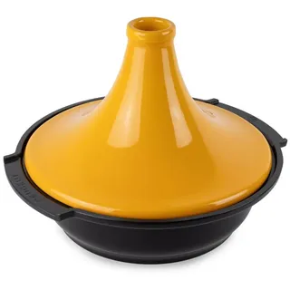 Peugeot Tagine ATLAS 30cm Safrangelb Dampfgarer Aluminium Keramik Induktion