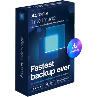 Acronis True Image 2025, 5 Geräte PC/Mac, DAUERLIZENZ, Digitaler Download