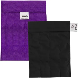 FRIO GROßE Diabetiker Insulin Kühltasche 19 x 14 cm lila | Für bis zu 4 Insulin Pens | Kühlt mit kaltem Wasser I Keine Kühlakkus notwendig | Wiederverwendbar