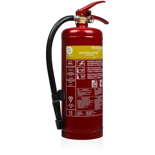 smartwares Schaum-Feuerlöscher 3 L Klasse AB Stahl FEX-15230