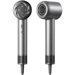 DREAME Glory Mix Haartrockner Mit Negativen Ionen,Aromatherapie-Haarpflege,3 austauschbare Multifunktionsdüsen,NTC 55°C Temperaturregelung,110K RPM - Schwarz