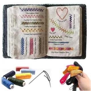 Generisch Stickbuch zum Selbermachen, Stick-Nähbuch, Stickstichbuch mit Stickstichnamen, Verbessern Sie Ihre handwerklichen Fähigkeiten, Enthusiasten und Anfänger, ideal für Heimwerker