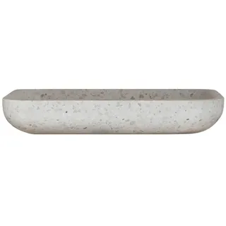 Tikamoon Rechteckiges Waschbecken Cilas aus Premium-Terrazzo Moon
