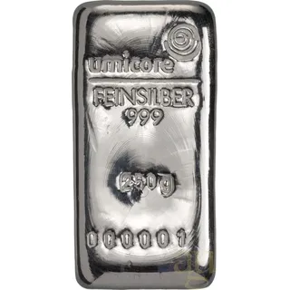 250 Gramm Silberbarren