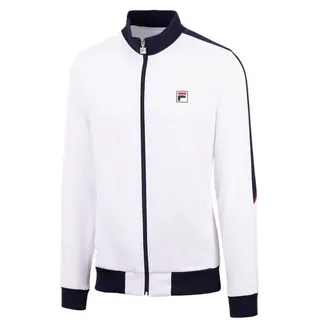 Fila Tennisjacke Manuel (Stehkragen, 100% Polyester) weiss/navy Herren
