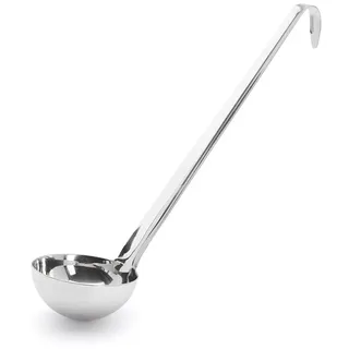 De Buyer deBuyer Schöpflöffel, Edelstahl, 42cm, Ø 10cm, spülmaschinengeeignet, silber