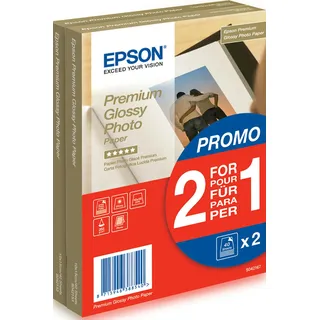Epson Premium Glossy 10 x 15 cm 255 g/m2 2 x 40 Blatt