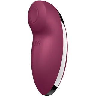 Satisfyer Tap & Climax 2 Vibrator Rot