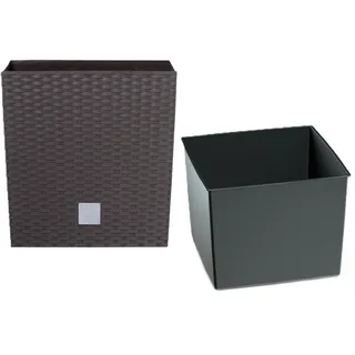 26,2 x 26,2 x 26,6 cm braun