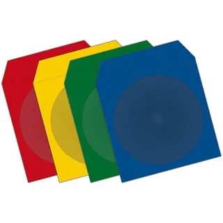 MediaRange BOX67 CD-Papiertaschen 100er Colorpack