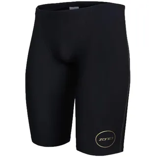 ZONE3 Herren Mf-x Performance Gold FINA-genehmigte Badehose, Herren, SW18MFJX101/32, schwarz/goldfarben, 32