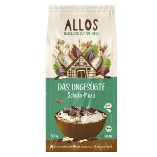 Allos Das Ungesüßte Schoko-Müsli bio 500g
