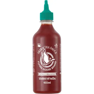 FLYING GOOSE Chilisauce, Sriracha Koriander - 1 x 455 ml