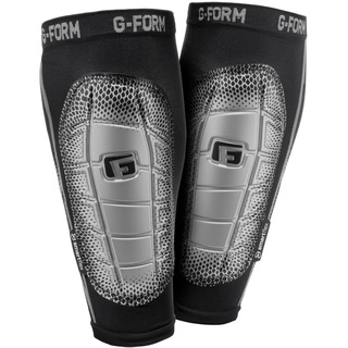 G-Form Pro-S Elite 2 Schienbeinschoner - Fußball und Schienbeinschoner Ärmel - Schwarz/Silber, Erwachsene Klein