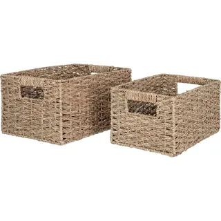 House Nordic Aufbewahrungskorbset Venoso 2er Set 20 x 30 cm braun