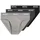 Power Slip grau schwarz weiß XL 3er Pack
