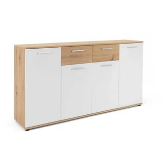 Finori Kommode Jacky 160 x 85 x 35 cm weiß