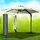 Alu Ampelschirm Ø 360 cm beige