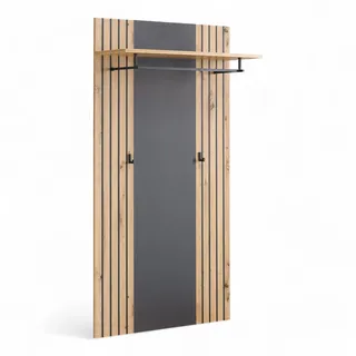 HBZ Garderobenpaneel Lagos 80 x 150 x 28 cm Eiche