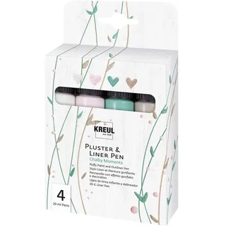 Kreul Pluster & Liner Pen 4 St. 4 x 29 ml mehrfarbig