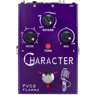 FLAMMA FV03 Vocal Effects Pedal Voice Processor Vocal Amplifier Stompbox Voice Changing Sounds Like Robot Male Female Baby with Delay Reverb Effects for Polishing Up Vocals Includes Guitar Playing